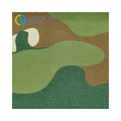 Sustainable Woven Plain 150D/3*10S Camouflage Printing 100%Ocean RPET Recycled Polyester Canvas Fabric for Bags & Shoes photo-5