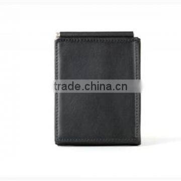 Super Smooth Leather Money Clip Wallet With Multiple Cards and Flat Pocket Purse
