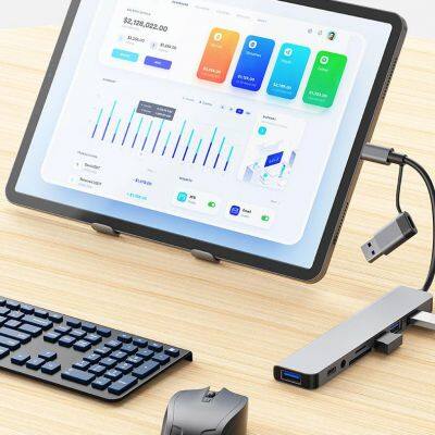 Cross-border USB Hub 5-in-1 Hub 1-in-4 3.0 Laptop Type-C Splitter USB Expansion photo-4