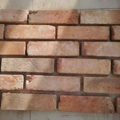 Reclaimed Old Fire Brick Tile for Fireplace Wall Cladding, 22mm Thickness photo-4