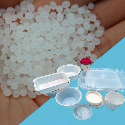 Plaquettes de PLA fabriquées en Chine, acide polylactique (PLA), matériau biodégradable, matière première plastique en résine de PLA en granulés