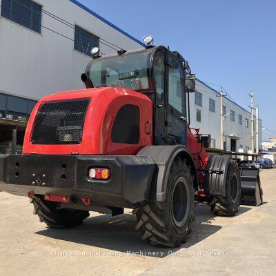 CE Approved 2 .5Ton Wheel Loader HZM825 Articulated Loader in Europe photo-4