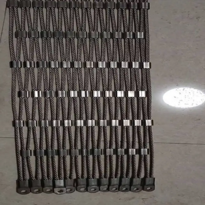 Flexible Stainless Steel Ferrule Rope Mesh for Architectural Applications photo-3