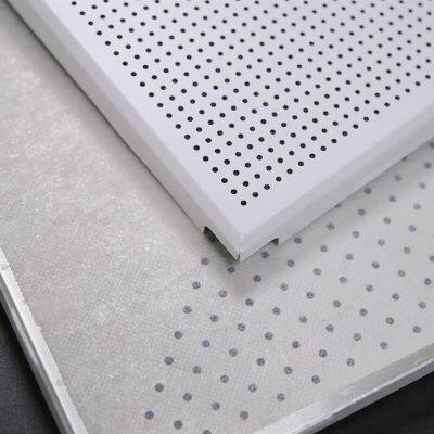 Insulated Fire Rated Aluminum Material Clip-in Ceiling Acoustic Sound-Absorption Ceiling