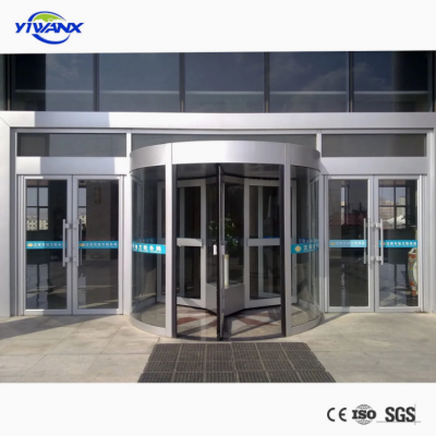 High Quality Customized Two Wings Automatic Revolving Door