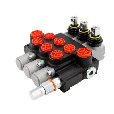 Hydraulic Multi-Way Directional Control Valve for Construction Machinery With Custom Handle