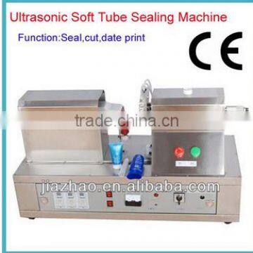 jz brand Ultrasonic soft plastic tube sealing machine for toothpast