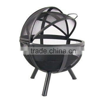 Sunnydaze Black Flaming Ball Fire Pit 29 Inch Sphere