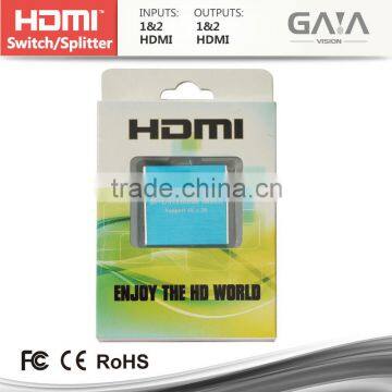 High Quality Bi-directional Switcher r 1x2 HDMI Switcher for Ps3 Xbox 360 DVD Blu-ray photo-4