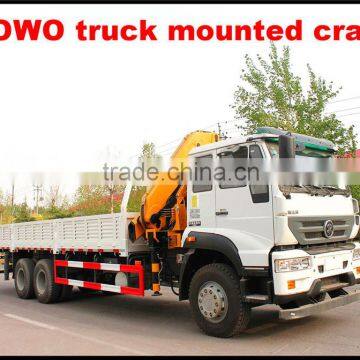 howo 8*4 380hp euro3 35 ton truck crane for sale made in china