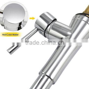 New Arrival Luxury Chrome Kitchen Sink Pull Out Spray Faucet Basin Swivel Spout Mixer Tap photo-5