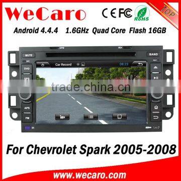 Wecaro WC-CU7011 Android 4.4.4 car dvd player touch screen for chevrolet spark radio WIFI 3G bluetooth 2005-2008