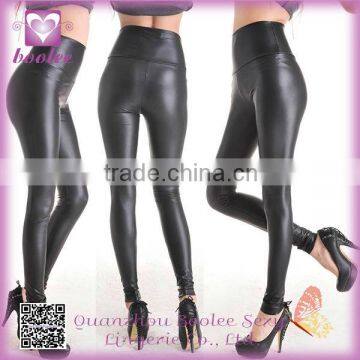 2014Faux Sexy Black Leggings Leather