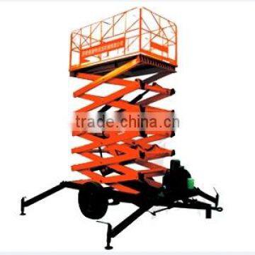 mobile diesel engine two wheel tractor hoist