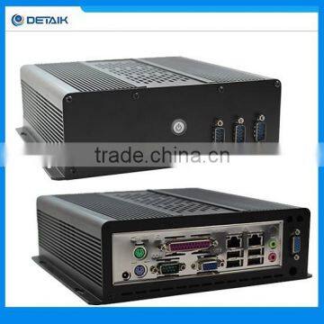 Fanless Mini Industrial PC DBOX525A with Intel Atom D525 Dual Core 1.8Ghz CPU 2GB RAM 250GB HDD Win7 OS