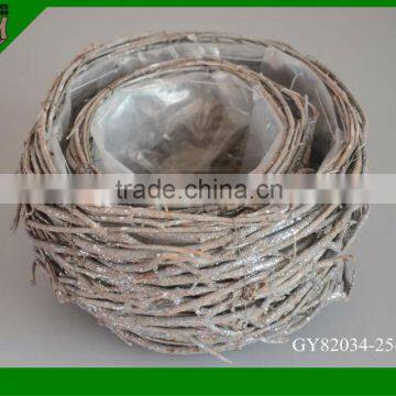 2015 Wooden Wreaths for Christmas or Home flower pot