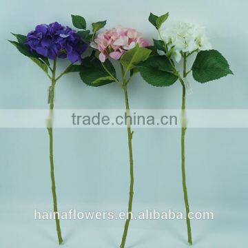 High Quality Pure Handmade Fabric Colorful Artificial Hydrangea Flower Wholesale photo-4