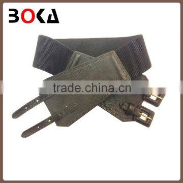 // fashion small alloy buckles // belt with elastic tape for wholesale //