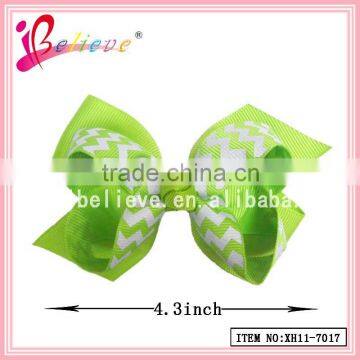 Baby hair bow weave ribbon hair bows bulk wholesale made in china hair clips