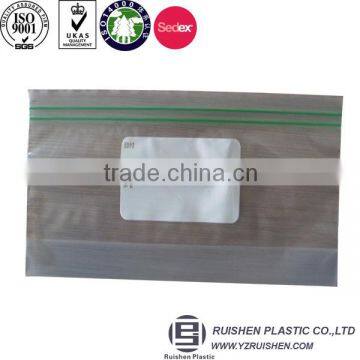 Transparent Double Zipper Document Bag A4 Can Be Writed