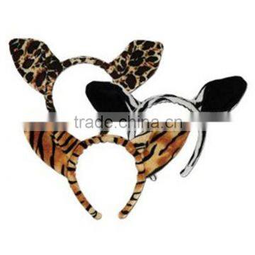 animal ear headbands/costume plush stuffed headbands