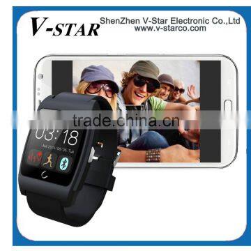 U Watch U8 Plus Bluetooth 4.0 Smart Watch Compatible Android OS & IOS Sync Phone Call & SMS Compass Pedometer