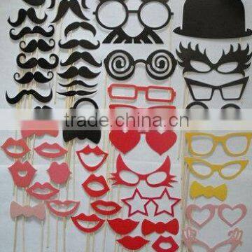 2015 New Products Funny Photo Booth Props Hat Mustache On A Stick Wedding Birthday Party Favor