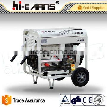 1.8KW portable diesel welding generator with 3 sockets