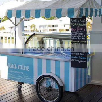 to sell ice cream cart refrigerator air-conditioner food van for sale