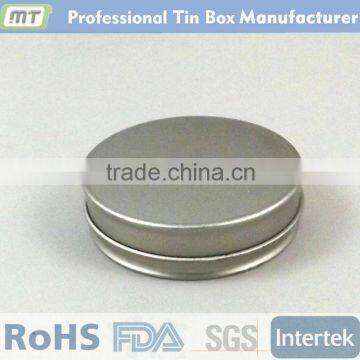 Metal seamless wax tin case