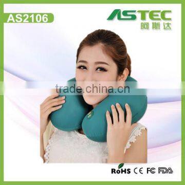 Super Soft U-shape vibrating massage travel neck pillow