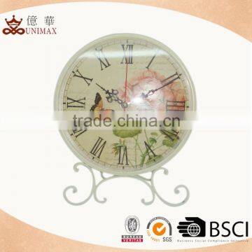 Simple design high quality metal wall clock for sale