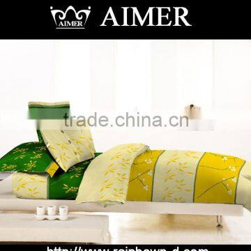 Pigment Print Queen Size Cotton Bed Sheet Set/comforter Set