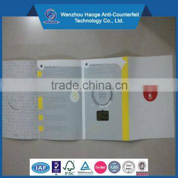 Custom foldable advertising brochure catalog and magazine printing