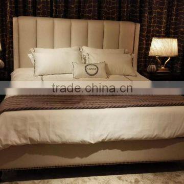 New Design Products Bed Room Furniture Modern White Leather Bed
