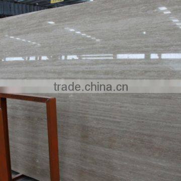 Natural Polished Surface Beige Travertine for Sale