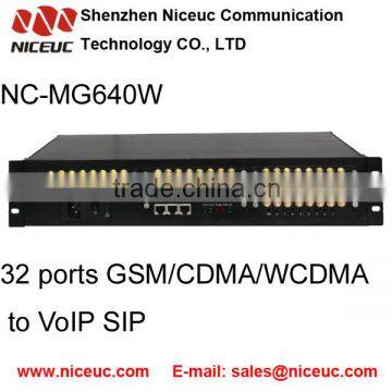 16 gsm voip gateway MG640W with SIP