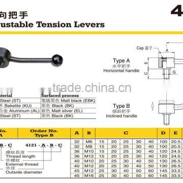 For Mini Lathe and CNC Drilling Handle Flat Adjustable Tension Lever