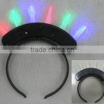 Hot Sale Flashing Mohawk Costume Headband with 6 LED Lights (2nd Edition)