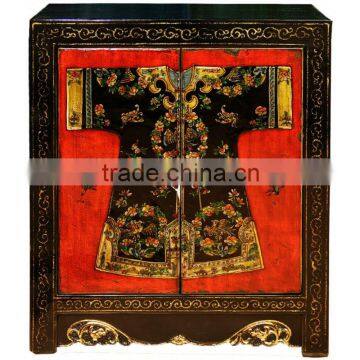 Chinese antique living room painting clothes cabinet