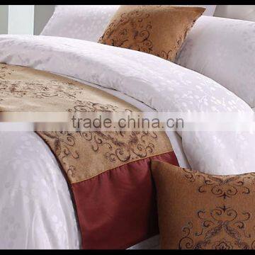 fancy 100% polyester ordinary jacquard bed throws