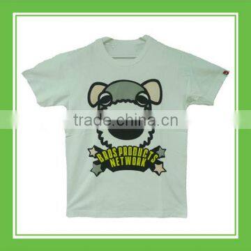 New Design Product Bros Network Baby Schnauzer with Stars Unisex Cotton Printed White Tee