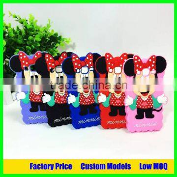 For disney minnie Silicone mobile 3d phone case for Samsung Galaxy ACE G313 cell phone cover case back cover