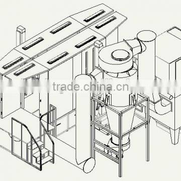 Double-layer PVC Powder Coating Booth photo-4