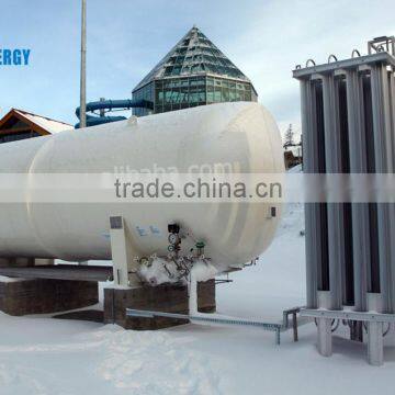 50m3 Liquid Oxygen Nitrogen Argon CO2 LNG LPG Horizontal Cryogenic Storage Tank With ASME/ISO/GB photo-3