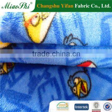 Hot Sale Fannel Fleece Printed Flower Pattern for Baby Blanket Keep Warm photo-3