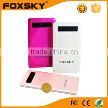 Ultra Slim 4000mah Portable Power Bank high quality mobile polymer charger