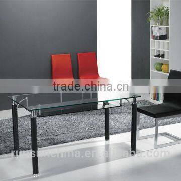 temper glass dining room tables(ST-056)