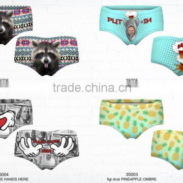 3D Print 10pcs Selling Factory Direct Sale Fast Deliver Summer New Style Fashion Boxer Underpants for Fashion Women Wear photo-4