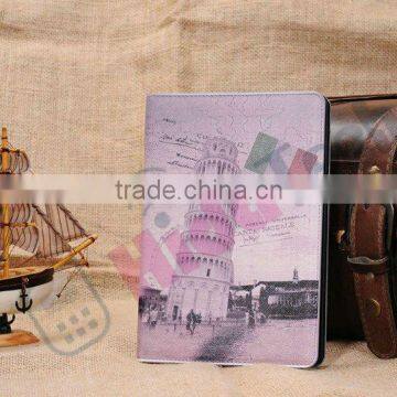 Europe Scenicspot Leather Case for iPad Mini,For iPad Mini Leather Case,Eiffel Tower/ Big Ben/ Triumphal Arch